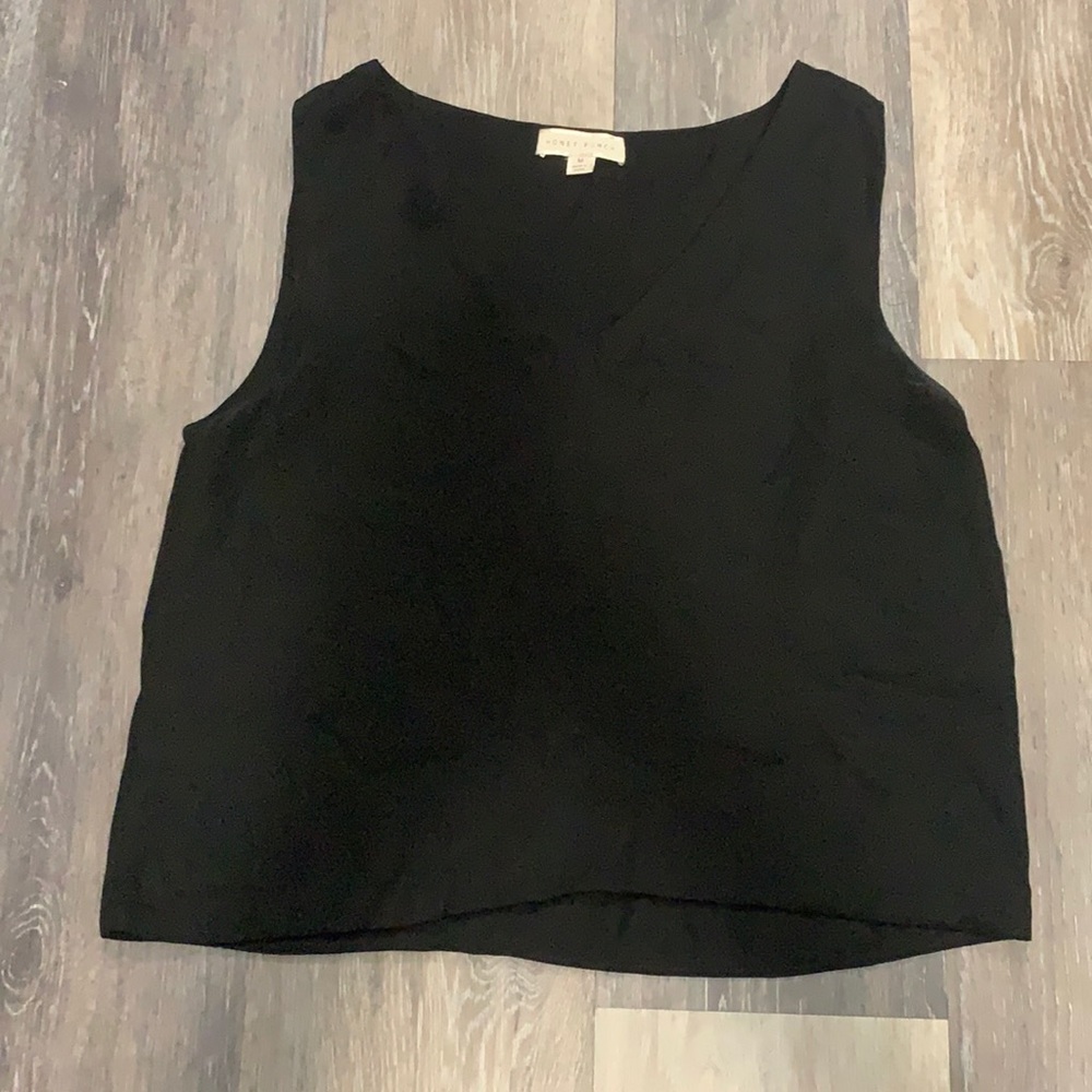Honey Punch Tank V-Neck Crop